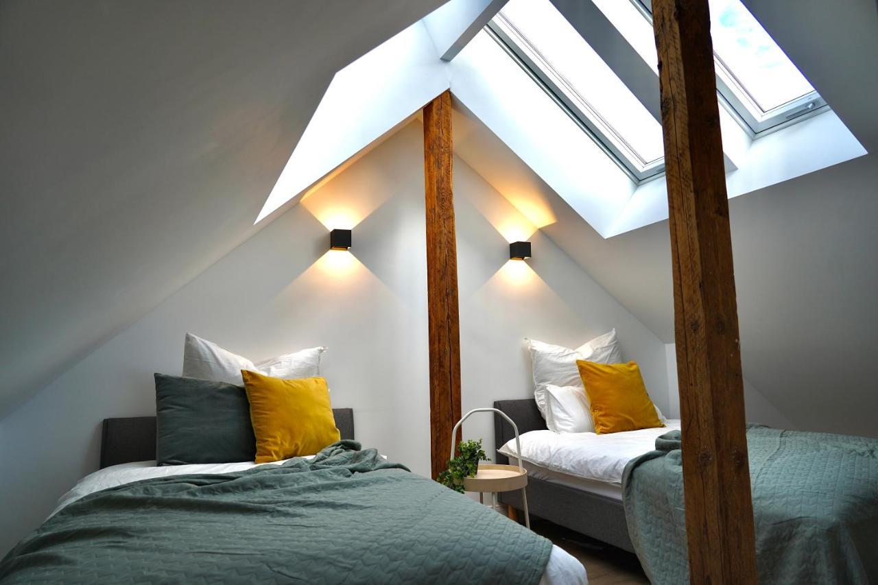 Luxurioese Maisonette Wohnung Im Szenenviertel Wuppertal Esterno foto